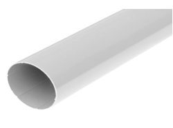 Труба водостічна пластикова Gamrat 90 мм, 3м біла