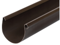 Жолоб водостічний пластиковий Gamrat 125 мм, 3м темно-коричневий