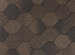 Битумная черепица Number One HEX 53 Autumn Brown
