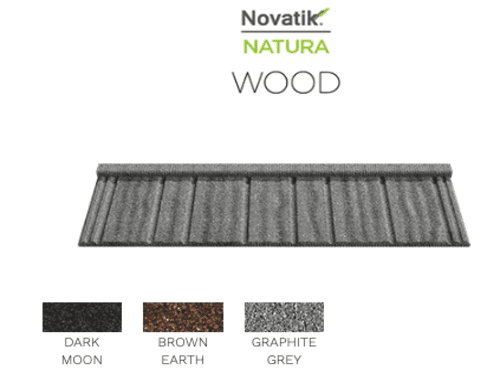 Композитна черепиця Novatik (Новатік) Natura Wood