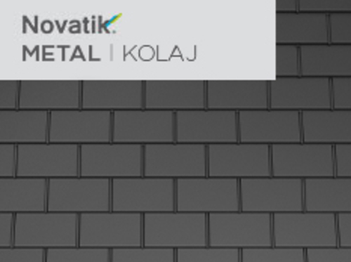 Модульная металлочерепица Novatik (Новатик) METAL KOLAJ